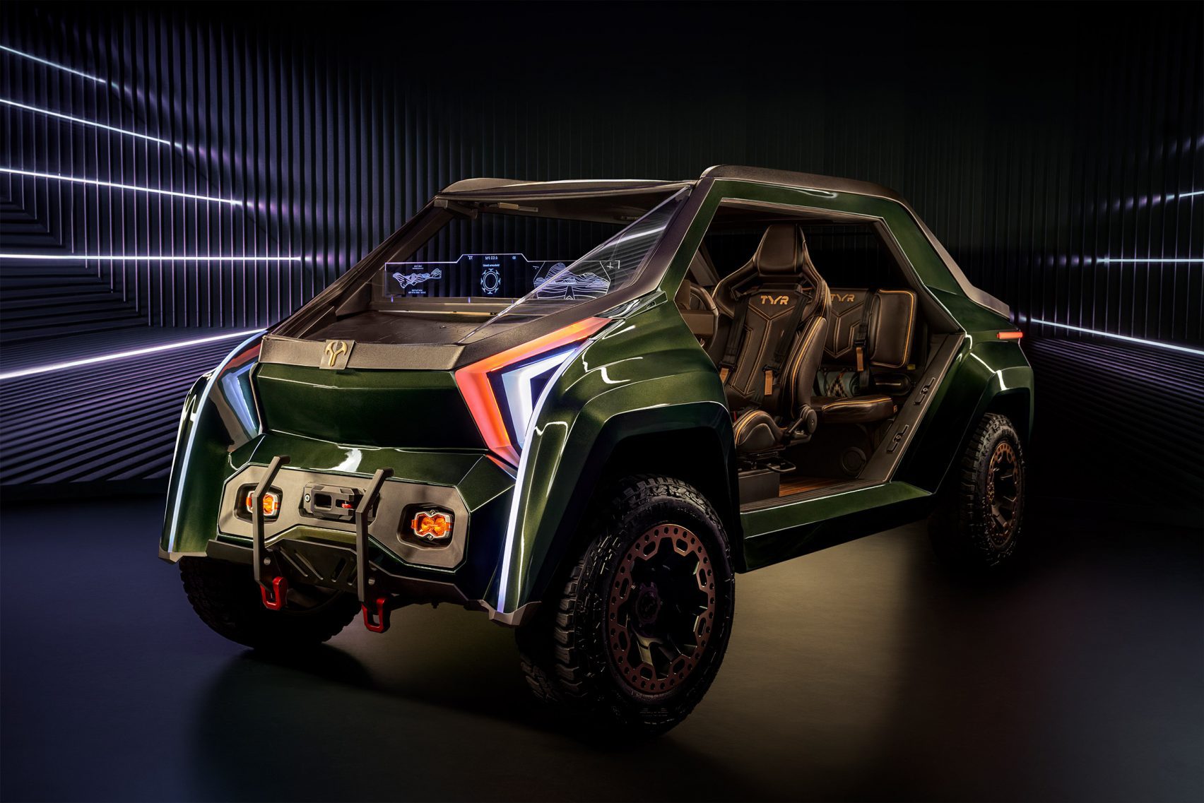 TYR electric vehicle exterior